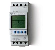 Реле времени цифровое недельное; монтаж на рейку 35мм; 1СO 16A; питание 230В АC; ширина 35.8мм; степень защиты IP20  122182300000PAS  Finder