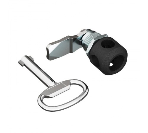 Накладка для навесного замка шкафов ST и CE, с личинкой под ключ сдвойной бородкой 3мм  R5CE222  DKC