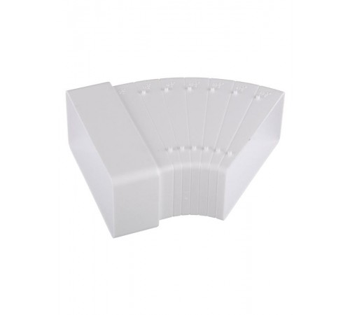 Колено для прямоугольных воздуховодов разноугловое, 60х120,  SQ1807-1747  TDM