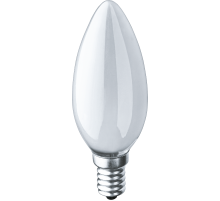 Лампа накаливания ЛОН 60Вт Е14 230В NI-B-60-230-E14-FR  94309  Navigator