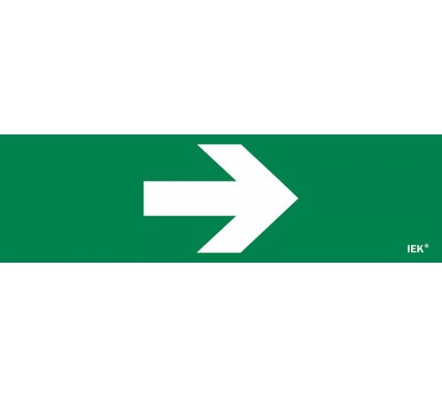 Этикетка самокл. 310х90мм "Направляющая стрелка"   LPC10-1-31-09-STR  IEK