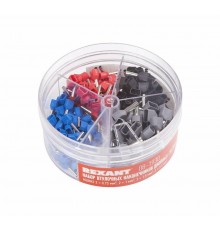 Набор втулочных наконечников двойных НШВИ2 (2х0.75 мм; 2х1 мм; 2х1.5 мм; 2х2.5 мм) в боксе (ТE-200)  08-1930  REXANT