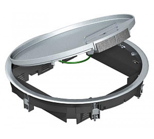 Лючок GESRA9U (универсальный) 12xModul45 (серебристый) (GESRA9 10U)  7405580  OBO Bettermann