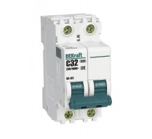 Выключатель автоматический двухполюсный ВА-101 32А C 4,5кА  11069DEK  DEKraft