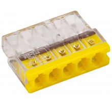 Строительно-монтажная клемма СМК 772-205 (4шт/упак) IEK  UKZ30-205-004  IEK 