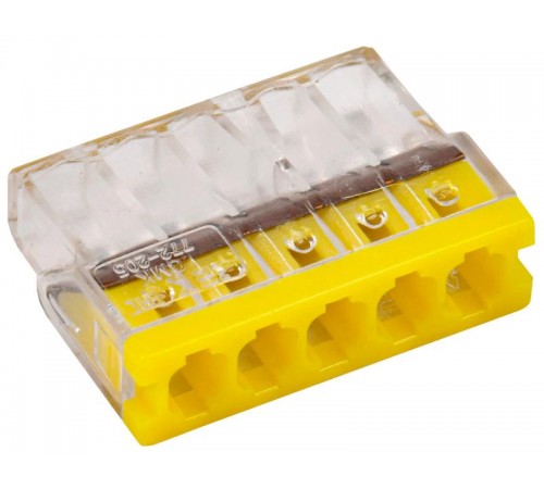 Строительно-монтажная клемма СМК 772-205 (4шт/упак) IEK  UKZ30-205-004  IEK 