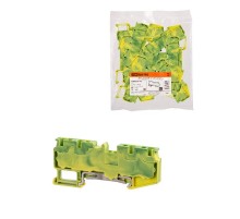 Зажим клеммный безвинтовой ЗКБ PEN быстрого зажима 4 вывода 4 мм2 (Ph-C PT 4-Q-PE)  SQ0822-0170  TDM