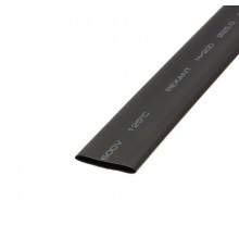 Термоусадка 25,0 / 12,5 мм, черная (1м)  22-5008  REXANT