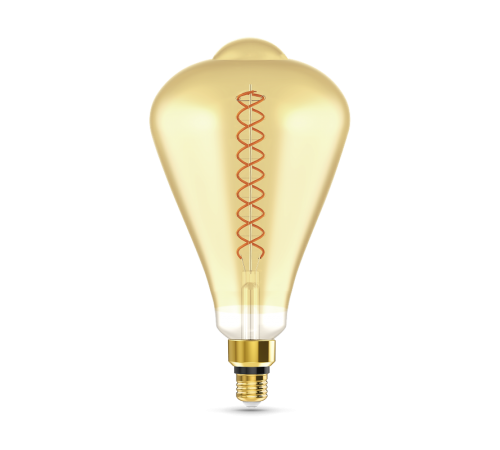 Лампа светодиодная LED Filament ST164 E27 8.5W Amber 660lm 2000K 1/6  157802105  Gauss