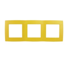 Рамка на 3 поста 12-5003-21  ,  жёлтый  Б0019404  ЭРА