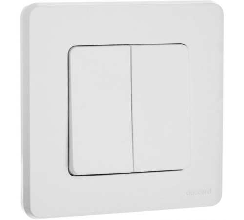 Inspiria Белый Выключатель 2-клавишный С/У без рамки  673620  Legrand