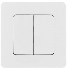 Inspiria Белый Выключатель 2-клавишный С/У без рамки  673620  Legrand