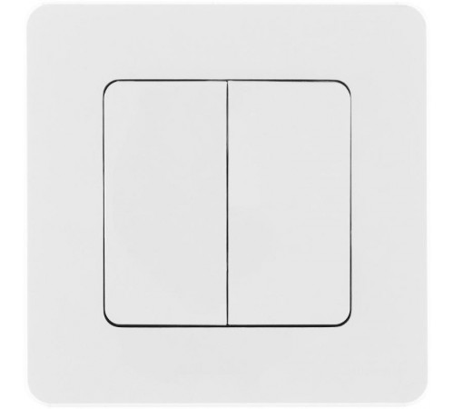 Inspiria Белый Выключатель 2-клавишный С/У без рамки  673620  Legrand