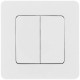 Inspiria Белый Выключатель 2-клавишный С/У без рамки  673620  Legrand