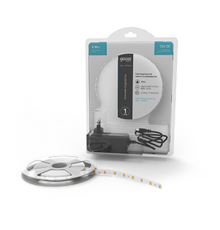 Лента светодиодная Basic в комплекте LED 2835/60 12V 6W/m 600lm/m 4000K 8mm IP65 5m 1/50  BT014  Gauss