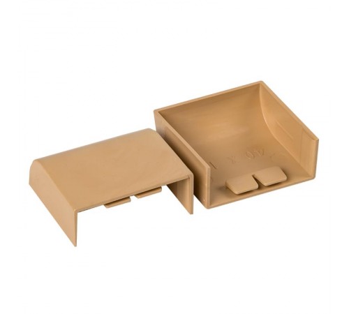 Заглушка (40х16) (4 шт) Plast EKF PROxima   под светлое дерево    ecl-40-16x4   EKF 