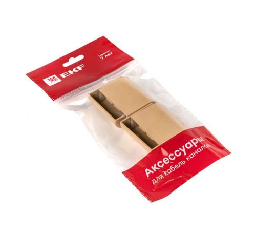 Заглушка (40х16) (4 шт) Plast EKF PROxima   под светлое дерево    ecl-40-16x4   EKF 