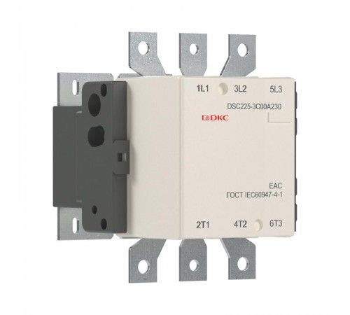 Магнитный контактор DSC225-3C00A230 225А 110кВт (AC3)  кат 220В AC  DSC225-3C00A230  DKC