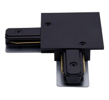 Коннектор угловой для встраиваемого шинопровода черный, LD1005  10360  Feron