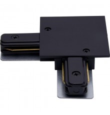 Коннектор угловой для встраиваемого шинопровода черный, LD1005  10360  Feron