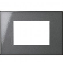 AXOLUTE Air рамка,итальянская модульность, 3 модуля, Антрацит  HW4803HS  Legrand