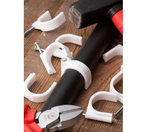 Скоба крепежная круглая (25мм.) (50шт.) EKF PROxima  plcn-sr-25  EKF