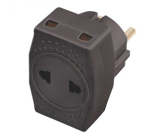 ADP10-16-20 Разветвитель сетевой компактный 3-местный б/з, 250В, 10A, черный  39295  STEKKER