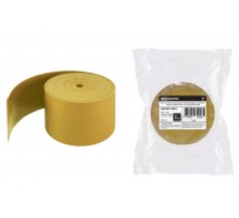 Лента термоусаживаемая, желтая ЛТИк-10-50х5000-Ж  SQ0567-0002  TDM