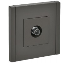 FORTE&PIANO Розетка TV проходная FP329 серый  FP-A10-P-K03  IEK