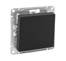 Механизм выключателя, одноклавишный, проходной, чёрный Эпика EKF  UP1-SWB-11  EKF