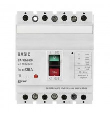 Выключатель автоматический ВА-99М 630/630А 3P+N 50кА EKF Basic  mccb99-630-630m-4P  EKF