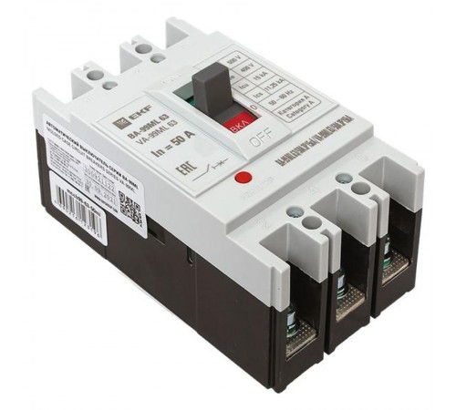 Выключатель автоматический ВА-99М 63/50А 3P 15кА EKF Basic  mccb99-63-50mI  EKF