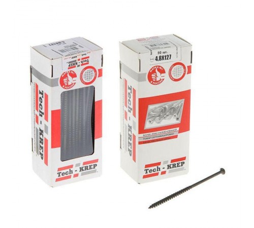Саморез ШСГД 4,8х127 (50 шт) - коробка с окном ( 0,486 кг)  112221  Tech-KREP