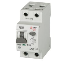 АВДТ 6кА  PRO D326M2C16АC30 АД-32 электромеханическое 1P+N C16 30мА тип АC   Б0059125  ЭРА