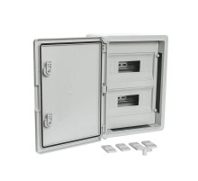 Корпус пластиковый распределительный ЩРН-24 IP65 серая дверь 400х300х170  PR08.26499  Промрукав