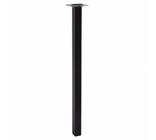 Ножка металл.квадрат, нерегулир, 25х25х800 мм, черная - накл.   152129  Tech-KREP