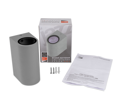 Светильник светодиодный PDL-R 72150 GU10-2 GR 230V IP65  .5039995  Jazzway