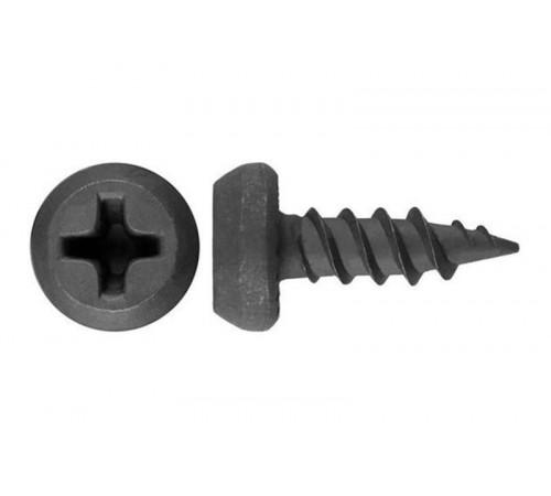 Саморез "Клоп" 3.5x11 металл-металл фосфатированный, шлиц Philips №2, острый (1000 шт/уп)  PR08.9351  Промрукав