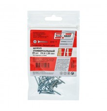 Саморез ШУц 3,0х25 пот. гол. (28 шт) - пакет ( 0,025 кг)  102411  Tech-KREP