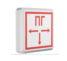 Указатель аварийный светодиодный BS-PILOT-71-S1-INEXI2 6,3Вт 1ч IP54 постоянный накладной   a16296  Белый свет