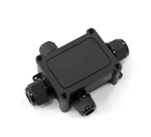 Распределительная коробка 4-вводная IP68 ПА66 40А 450В d5-14 мм 135х96х42 черная  PR08.13149  Промрукав