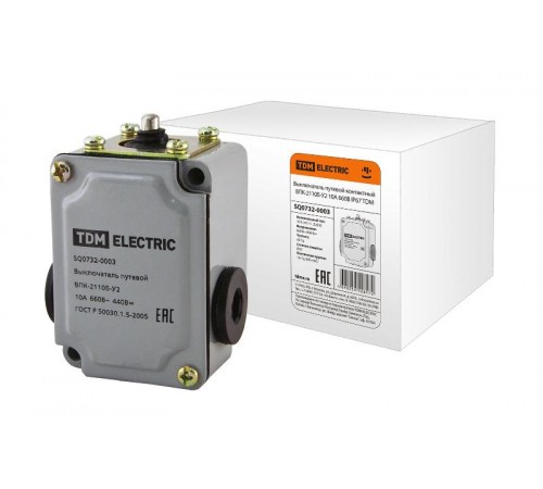 Выключатель путевой контактный ВПК-2110Б-У2 10А 660В IP67   SQ0732-0003  TDM