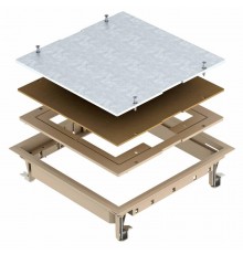 Лючок ревизионный ZES9-2 U (полиамид,бежевый)  7406676  OBO Bettermann