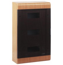 Щиток тусо о/п на 36 мод. с двер. 520х303х117,5мм бук на светлой рснове  68036-38М  Рувинил