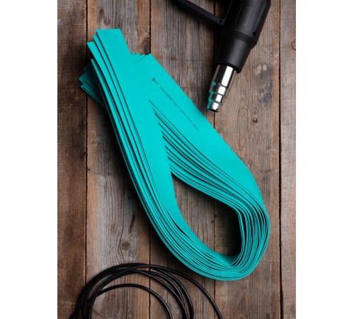 Термоусаживаемая трубка ТУТ нг 40/20 зеленая  tut-40-j-1m  EKF