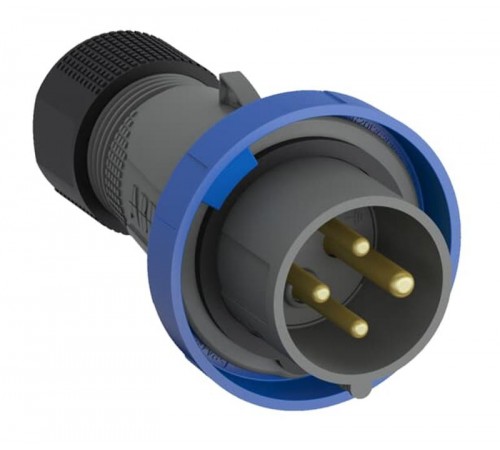Вилка кабельная Easy&Safe 332EP9W, 32А, 3P+E, IP67, 9ч2CMA101105R1000 ABB