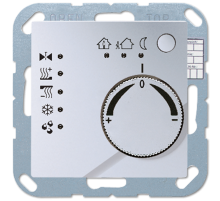 KNX-регулятор с ручкой для установки температуры; алюминий A2178TSAL Jung