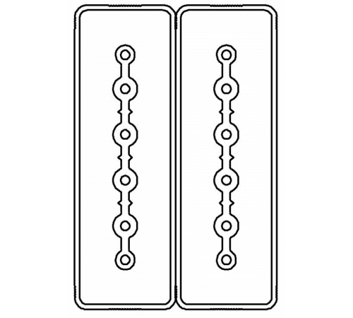 Секция прямая 1+1 точек отвода L=1000мм, Cu, 6P+6P, 40A  LTC40MSP44AA000  DKC