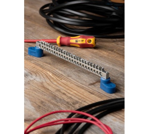 Шина "N" 63.24 (2 изолятора стойка) никель EKF PROxima  sn1-63-24-2  EKF