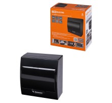 Бокс пластиковый навесной ЩРН-П-8 модулей IP41, Антрацит  SQ0901-0902  TDM